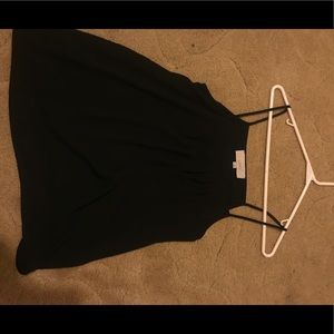 Black tank top